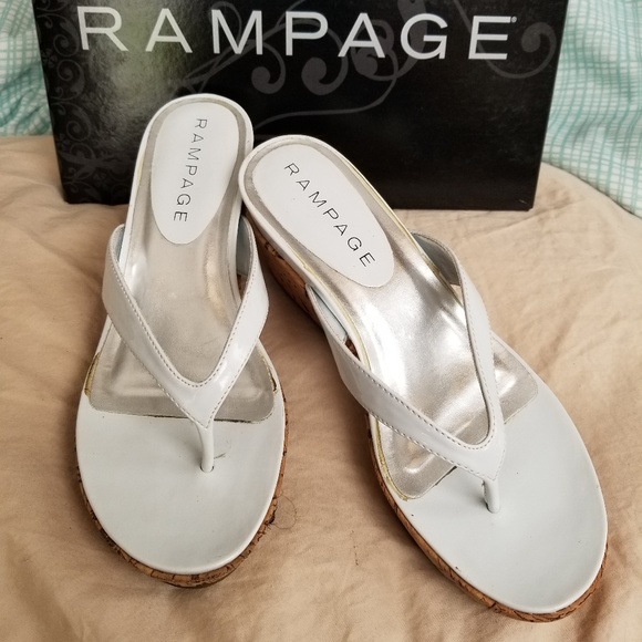 Rampage Shoes - Rampage platform thong